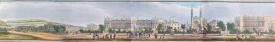 Gloucester Gate, Gloucester Terrace y la Iglesia y Hospital de St. Katherine, detalle de 